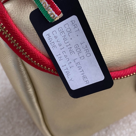BNWT Cavalcanti gold makeup bag - Picture 6 of 8